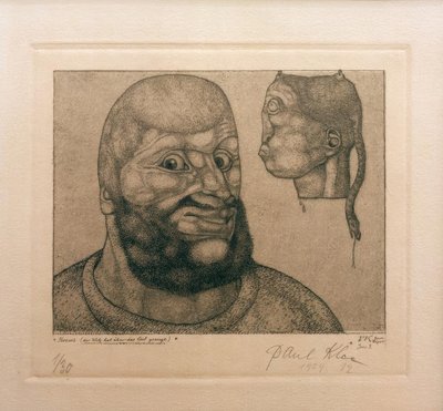 Perseus. (The Joke Has Triumphed Over Suffering) by Paul Klee